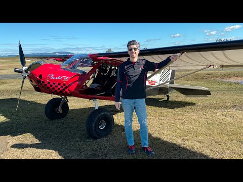 Whale spotting in this tiny red plane