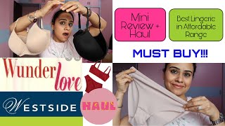 Download lagu WESTSIDE LINGERIE HAUL   REVIEW | Best & Affordable Bra & Panties by WUNDERLOVE | Unwraphappiness mp3