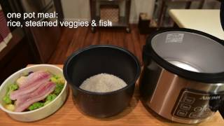Recipe l Healthy one pot meal ( Lunch ideas) l Aroma Rice Cooker