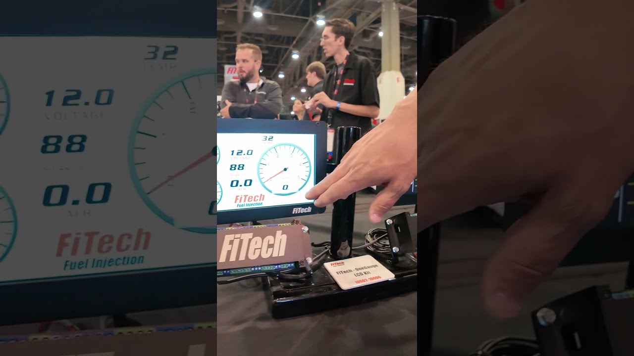 FiTech OneGauge Display at SEMA Show ‪