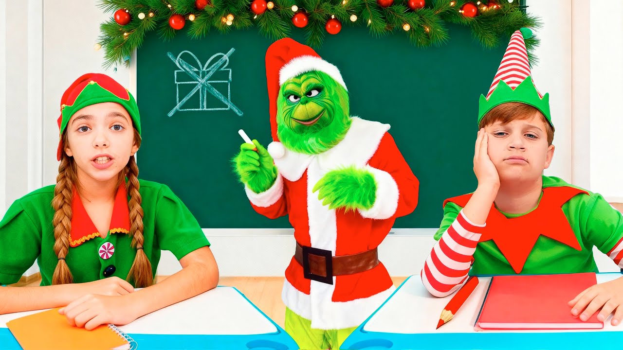 Kids Learn to Help Santa - Elf School Adventure