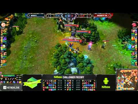 Unicorns of Love vs N!faculty Game 4 - Challenge 3 - Hitbox ChallengerFaceOff