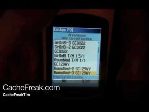 Paperless Geocaching with the Garmin eTrex series of GPS units