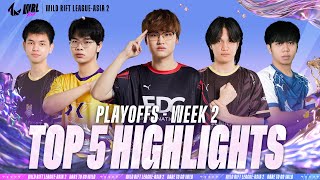 TOP 5 | Wild Rift League-Asia 2 | Week 2 of the Playoffs