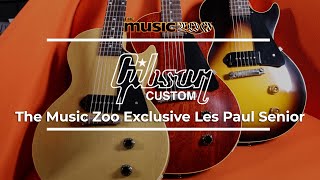 Video thumbnail for A Les Paul Reimagined: The Music Zoo Exclusive Gibson Custom Shop '54 Les Paul Senior! by The Music Zoo