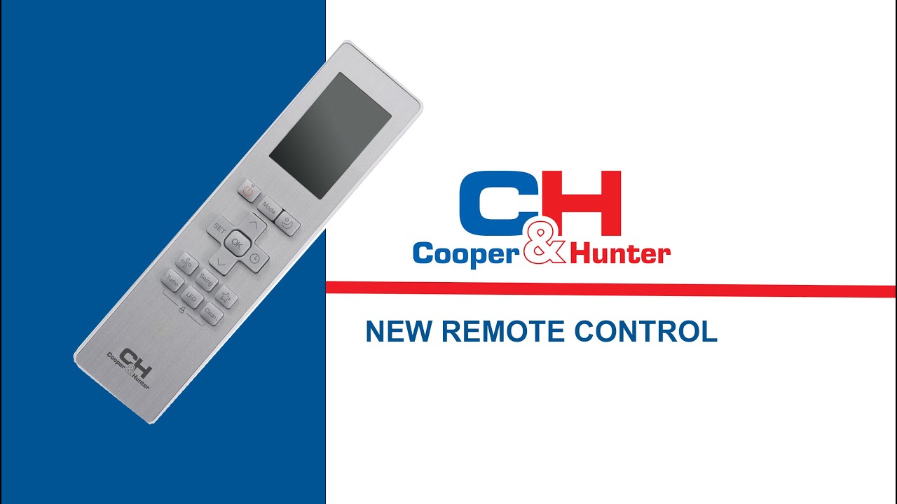 Cooper&Hunter New Remote Control (2022)