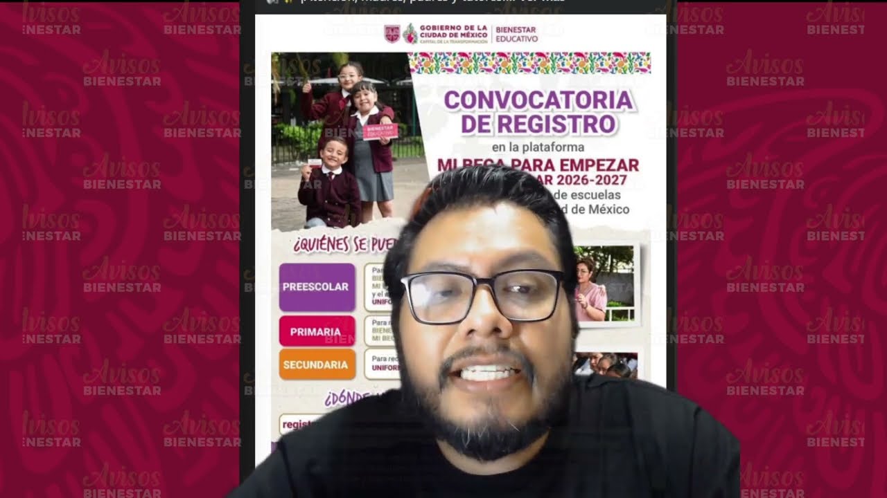 ¡MI BECA PARA EMPEZAR 2026 - 2027! inicia el registro HOY 31 de AGOSTO papá, mamá de nuevo ingreso