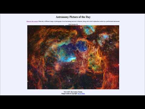 2020 October 28 - NGC 6357: The Lobster Nebula