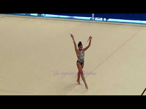 Natacha Mouton massues (Nat A 14-15ans) - 2018 Région indiv Serris