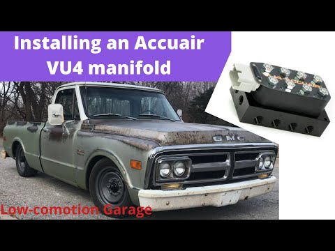 Accuair VU4 manifold install