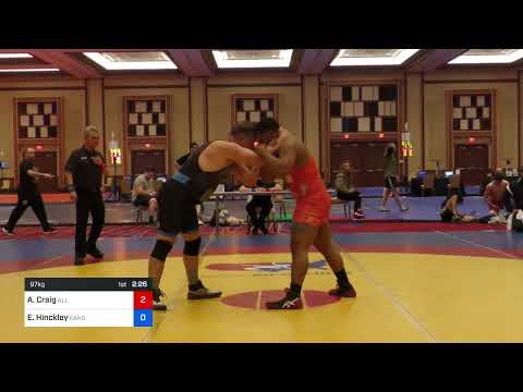97 Kg Rr Rnd 1 - Austin Craig, All Navy Wrestling Vs Erik Hinckley, Kansas B514