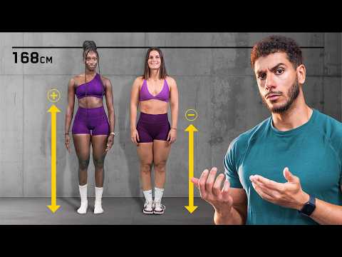 Même taille, mais pas la même morphologie (adapte ton squat)