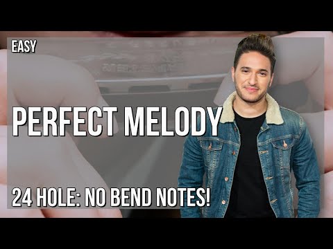 How to play Perfect Melody by Jonas Blue ft Julian Perretta on Tremolo Harmonica 24 Holes (Tutorial)