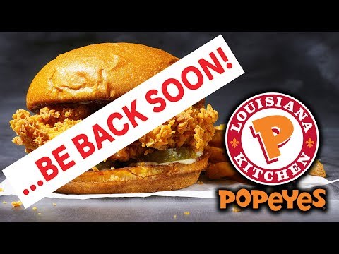 Popeyes Runs Out of New Chicken Sandwich
