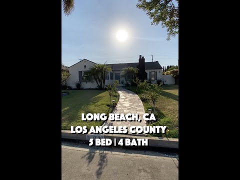 Long Beach Home For Sale | 5 bedrooms 4 bathrooms | Los Angeles Home Tour