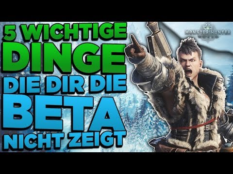 5 wichtige Dinge die dir die Iceborne Beta nicht zeigt - Monster Hunter World Iceborne Deutsch