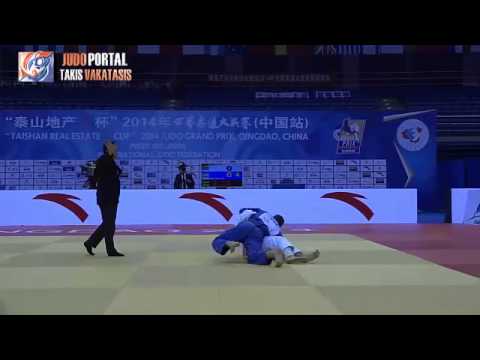 Judo Grand Prix Qingdao 2014 Final -100kg FREY Karl (GER) vs. PACEK MARTIN (SWE)