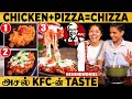 MOUTH WATERING🤤Preparation of KFC's CHIZZAAA!!!😍Best Crunchy and Cheesy DISH! CHIZZA Ft. Chef YKU