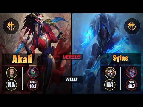Pobelter AKALI (Mid) [Conqueror] VS SYLAS - Challenger NA Patch 10.7