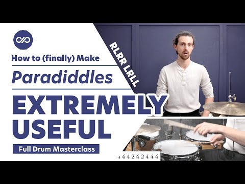 Full Masterclass - How to (Finally) Make Paradiddles Extremely Useful on the Drum Set // Drum Lesson