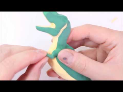 Learn how to Make T Rex dinosaur for kids using Play doh