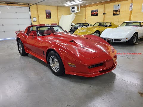 1981 Red Red Corvette Hot Rod For Sale Video