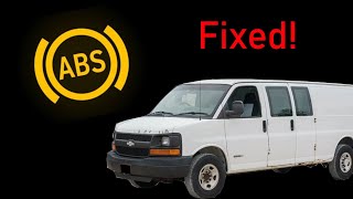 ABS + Traction Control Fix | 2004 Chevrolet Express