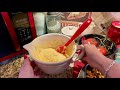 Cooking Mexican Cornbread Casserole! (No talking) Mixing, frying & measuring~Yummy dinner~ASMR