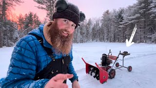 The Problem With My Homemade Snowblower Attachment...