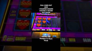 MASSIVE HANDPAY $50/SPIN MAX BET ON MAXED OUT MAJOR LIGHTNING CASH HEART THROB SLOT