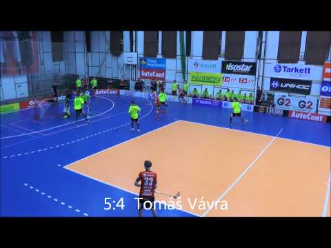 Sestřih 2. utkání čtvrtfinálové série ACE Tatran Omlux Střešovice vs. AC Sparta Praha Florbal