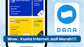 Download lagu Cara Beli Voucher Kuota Internet di DANA (Semua Provider) | 2 Menit Beres! mp3