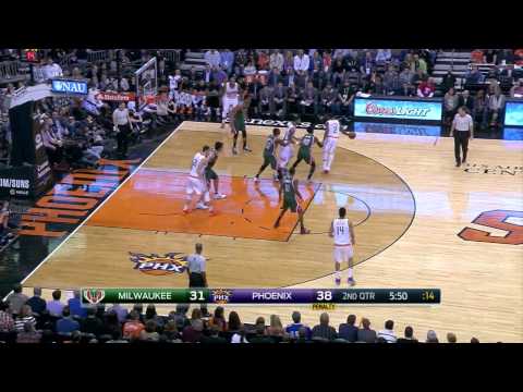 Eric Bledsoe Highlights Bucks vs. Suns 12.15.2014 - 11 Points, 4 Assists