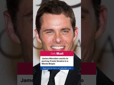 James Marsden quiere protagonizar a Frank Sinatra en la biopic musical