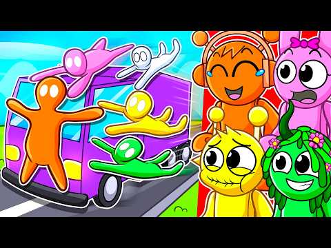5 Friends on 1 Truck (Gang Beasts)