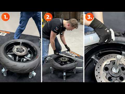 Motorradreifen wechseln? 🏍️ Mit dem EVO2 PRO® wird's zum Kinderspiel 💪⚡