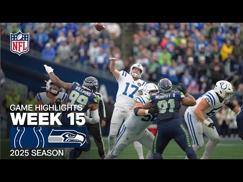 Indianapolis Colts vs. Seattle Seahawks Game Highlights | NFL 2025 Season Week 15