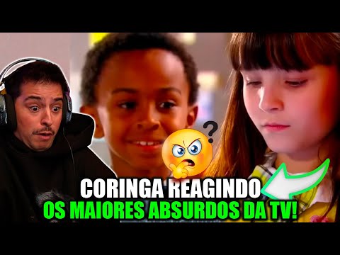 CORINGA REAGINDO OS MAIORES ABSURDOS DA TV QUE HOJE SERIA CRIME!