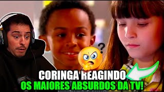 CORINGA REAGINDO OS MAIORES ABSURDOS DA TV QUE HOJE SERIA CRIME!