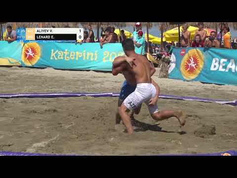 1/2 Men's BW - 70 kg: V. ALIYEV (AZE) v. E. LENARD (ROU)