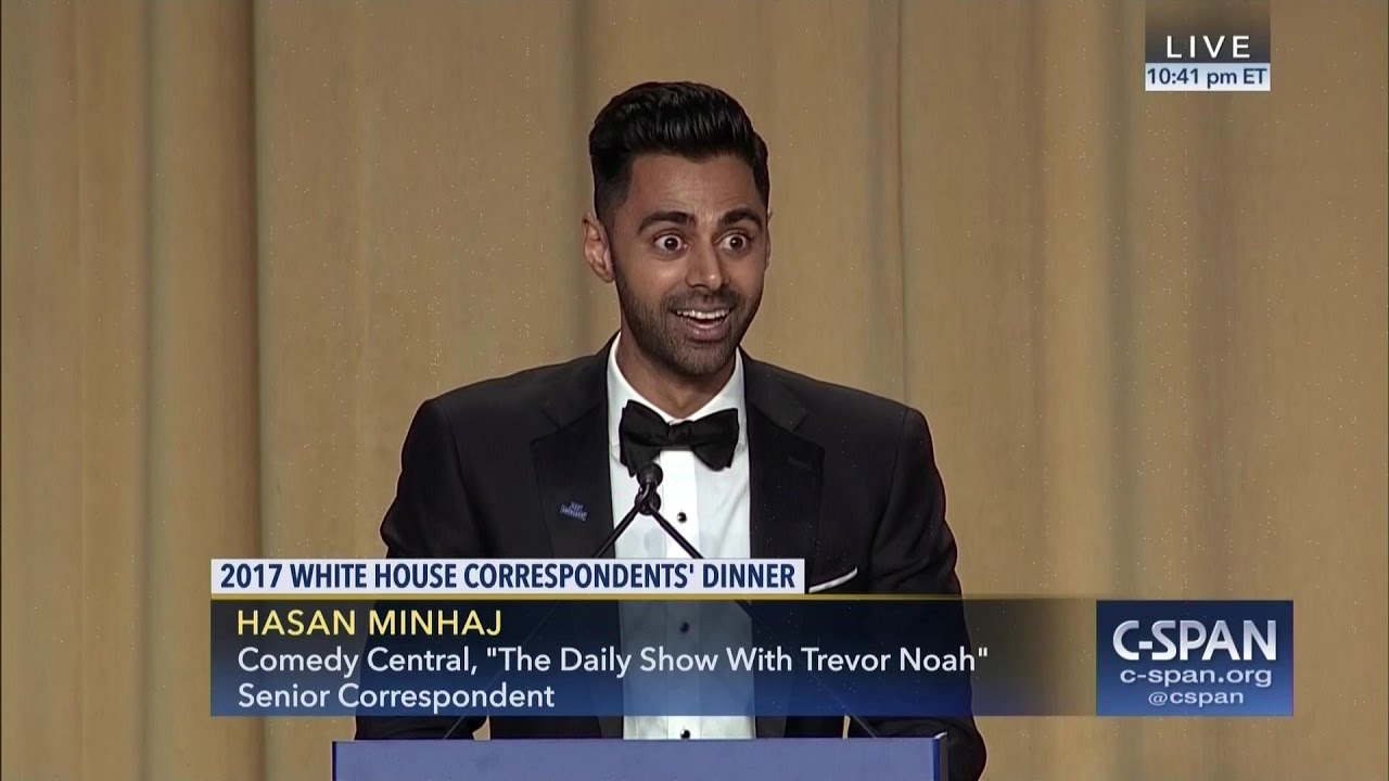 Hasan Minhaj COMPLETE REMARKS at 2017 White House Correspondents' Dinner (C-SPAN) - YouTube