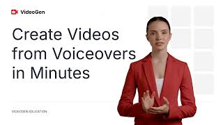 Convert Audio to Video with AI: Voiceover to Video Tutorial | VideoGen