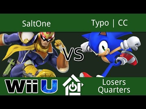 NaCl Monthly 8/27/2016 - SaltOne (Captain Falcon) vs Typo | CC (Sonic) - Smash 4 Losers Quarters