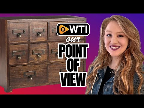 Traditional Card Catalog Solid Wood Small Chinese Medicine Small Curio Cabinet l Vintage Retro Look Tea Storage Organizer Apothecary Drawer Dresser l Modern Gadget Coffee Shelf | FULLY ASSEMB - WTI product video review