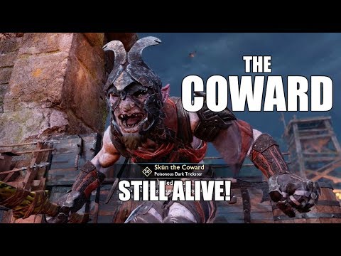 Middle Earth Shadow of War : Unique Orc Encounters & Quotes #14 THE COWARD Uruk
