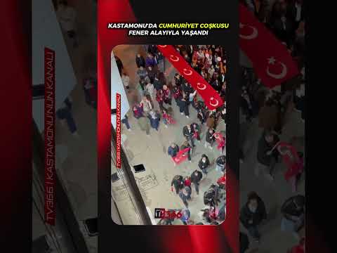 🇹🇷 Kastamonu’da Cumhuriyet coşkusu fener alayıyla yaşandı! 🔥#Kastamonu #29Ekim