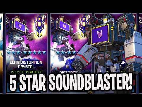 5 STAR SOUNDBLASTER Crystal Opening! - Transformers: Forged To Fight