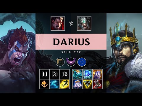 Darius Top vs Tryndamere: Dominating - EUW Master Patch 25.S1.1