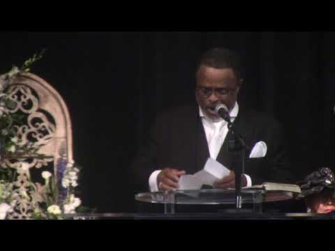 1695. Jack Evans, Jr. Preaches His Father's Eulogy