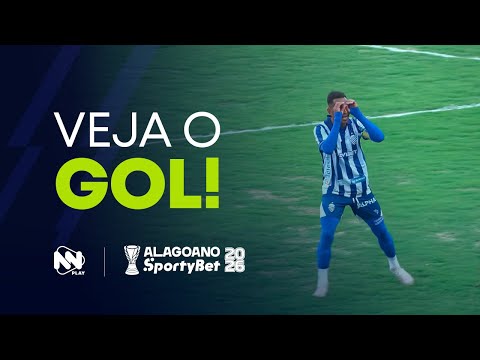 Watch the goal scored by CSA against CRB in the 2026 Alagoano Championship.
